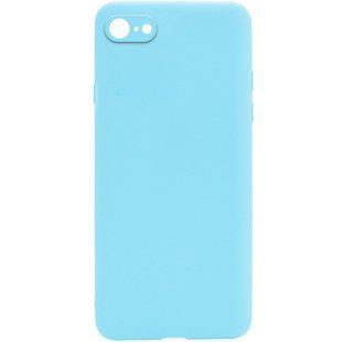 Силиконовый чехол Candy Full Camera для Apple iPhone 7 / 8 / SE (2020) Бирюзовый / Turquoise