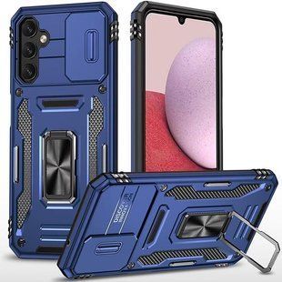 Ударостійкий чохол Camshield Army Ring для Samsung Galaxy S24 (Синій / Navy)