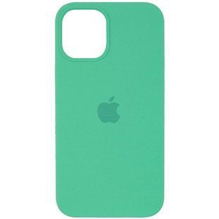 Чохол Silicone Case (AA) для Apple iPhone 12 Pro Max (6.7") (Зелений/Spearmint)