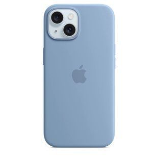 Чехол Silicone case Original 1:1 (AAA) with Magsafe для Apple iPhone 15
