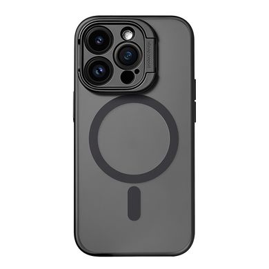 Чохол для iPhone 14 Pro Max HYBRID Case (Camera Stand) + підставка Black