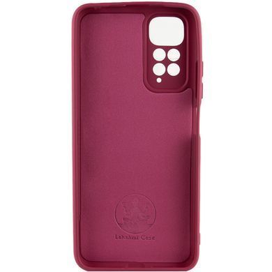 Чохол для Xiaomi Redmi Note 11 Pro (Global) / Note 11 Pro 5G Silicone Full camera закритий низ + захист камери Бордовий / Marsala