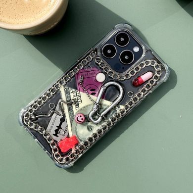Чехол объемный ручной работы для iPhone 16 Plus That's My&reg; Сlassic Series. Metal Pink