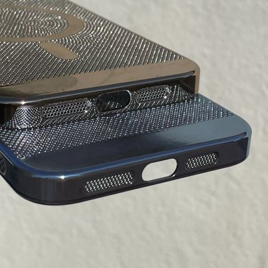 Чохол для iPhone 12 / 12 Pro Perforation MagSafe Case Gold