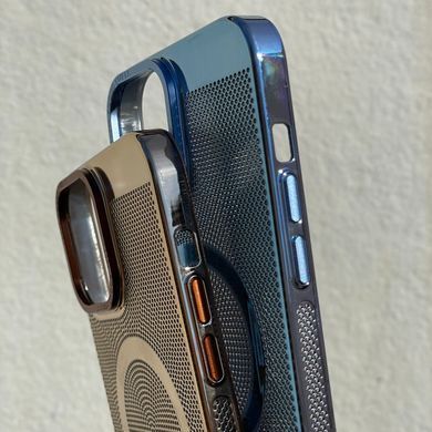 Чохол для iPhone 12 / 12 Pro Perforation MagSafe Case Gold