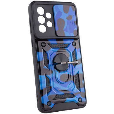 Удароміцний чохол Camshield Serge Ring Camo для Samsung Galaxy A53 5G Синій / Army Blue
