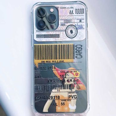 Чехол TPU Crossbody Street Style для Apple iPhone 12 Pro / 12 (6.1"") Cargo / Красно-Коричневый