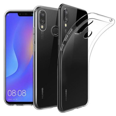 Чехол для Huawei p smart plus 2019 прозрачный силиконовый