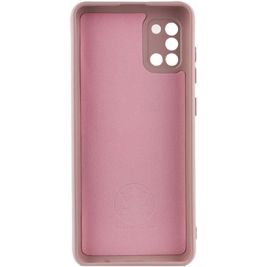 Чохол для Samsung Galaxy A31 Silicone Full camera закритий низ + захист камери Рожевий / Pink Sand