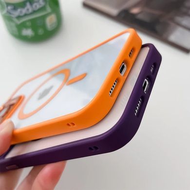 Чохол з підставкою для iPhone 11 Lens Shield Magsafe + Лінзи на камеру (Оранжевый / Orange)