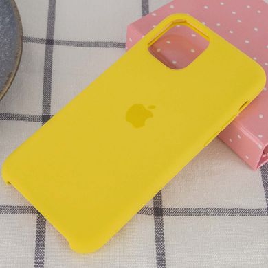 Чехол silicone case for iPhone 11 Pro Max (6.5") (Желтый / Canary Yellow)