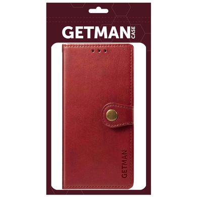 Кожаный чехол книжка GETMAN Gallant (PU) для Oppo A52 / A72 / A92 (Красный)