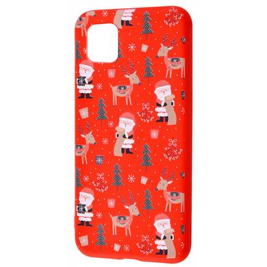 TPU чехол WAVE Fancy для Samsung Galaxy Note 10 Lite (A81) (Santa Claus and Deer / Red)