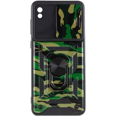 Ударопрочный чехол Camshield Serge Ring Camo для Xiaomi Redmi 9A Зеленый / Army Green