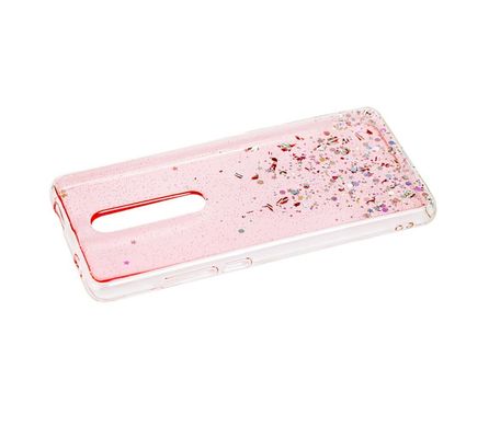 Чехол для Xiaomi Mi 9T / Redmi K20 Wave конфети розовый