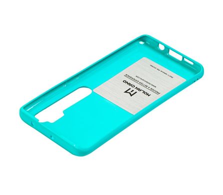 Чехол для Xiaomi Mi Note 10 Molan Cano глянец бирюзовый