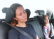 Подушка Автомобильная Регулируемая Спальная Подголовник для сиденья в авто для детей и взрослых, Черный
