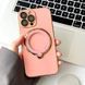 Чехол для iPhone 15 Glitter Holder Case Magsafe с кольцом подставкой + стекло на камеру