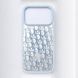 Чехол для Iphone 17 Pro Rimowa collab Dior Aluminium Case Light Blue