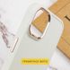 TPU чехол Bonbon Metal Style для Samsung Galaxy S21 FE Белый / White