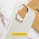 TPU чохол Bonbon Metal Style для Samsung Galaxy S21 FE Білий / White