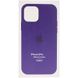 Чохол для Apple Iphone 12 / 12 pro Silicone case Original 1:1 full with Magsafe / Фіолетовий / Amethyst