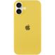 Чохол для Apple iPhone 16 Silicone Case Full / закритий низ Жовтий / Sunflower