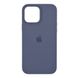 Чохол для Apple iPhone 13 Silicone Case Full / закритий низ Сірий / Lavander Grey