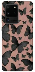 Чехол для Samsung Galaxy S20 Ultra PandaPrint Порхающие бабочки паттерн