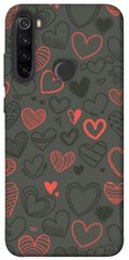 Чохол для Xiaomi Redmi Note 8T PandaPrint Милі серця патерн