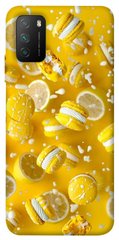 Чехол для Xiaomi Poco M3 PandaPrint Лимонный взрыв еда