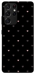 Чехол для Samsung Galaxy S21 Ultra PandaPrint Сердечки паттерн