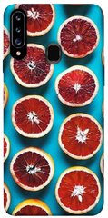Чехол для Samsung Galaxy A20s PandaPrint Грейпфрут еда