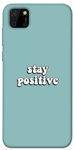 Чохол для Huawei Y5p PandaPrint Stay positive написи