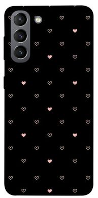 Чехол для Samsung Galaxy S21 PandaPrint Сердечки паттерн