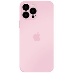 Чехол для Iphone 13 Pro Стеклянный матовый + стекло на камеру TPU+Glass Sapphire matte case Chanel Pink