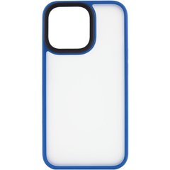 TPU+PC чехол Metal Buttons для Apple iPhone 13 Pro (6.1"") Голубой