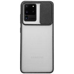 Чохол Camshield mate TPU зі шторкою для камери для Samsung Galaxy S20 Ultra (Чорний)