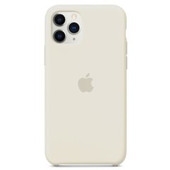 Чохол silicone case for iPhone 11 Pro Max (6.5") (Бежевий / Antigue White)