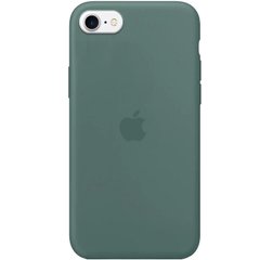 Чохол Silicone Case Full Protective (AA) для Apple iPhone SE (2020) (Зелений / Pine green)