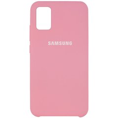 Чохол Silicone Cover (AAA) для Samsung Galaxy A51 (Рожевий / Pink)