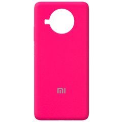 Чехол для Xiaomi Mi 10T Lite / Redmi Note 9 Pro 5G Silicone Full (Розовый / Barbie pink) c закрытым низом и микрофиброю