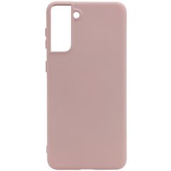 Чехол Silicone Cover Full without Logo (A) для Samsung Galaxy S21 (Розовый / Pink Sand)