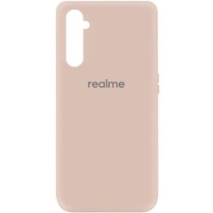 Чехол Silicone Cover My Color Full Protective (A) для Realme 6 Розовый песок
