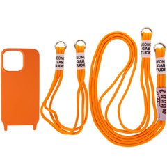 Чехол TPU two straps California для Apple iPhone 11 (6.1") Оранжевый