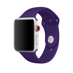 Силиконовый ремешок для Apple watch 38mm / 40mm (Фиолетовый / Ultra Violet)