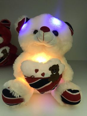 М'яка іграшка ведмедик Тедді яка світиться