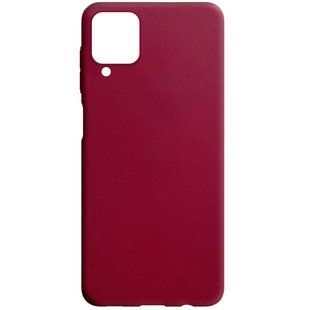 Силиконовый чехол Candy для Samsung Galaxy M32 Бордовый