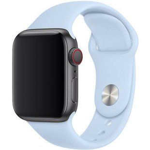Силіконовий ремінець для Apple watch 38mm / 40mm (Голубий / Cloud Blue)