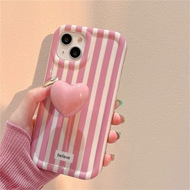 Чехол для iPhone 14 Pro Max Love Believe Case Pink